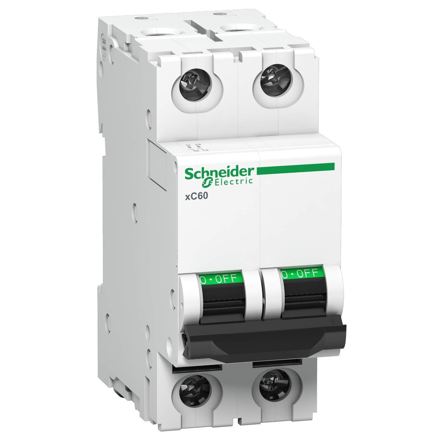 Schneider Electric A9N1P01C Double Pole 32 A C MCB_0