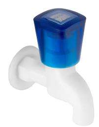 Ashish 15 mm Polypropylene Taps Glossy Wall Mounted_0