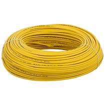 Finolex 1 sqmm FR Electric Wire Yellow 180 m_0