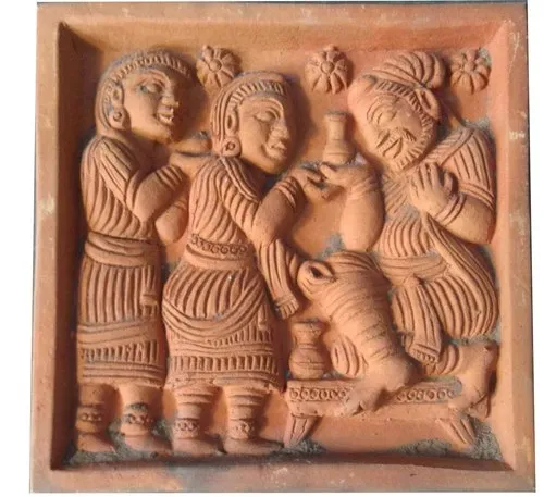 Phalguni Terracotta 200 x 300 mm Brown Matt Mural Tile_0