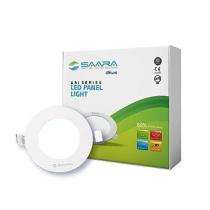 SAARA 3 W Round Natural White 110 x 110 x 20 mm LED Panel Lights_0