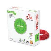 Polycab 0.75 sqmm Stranded Electric Wire Red 90 m_0