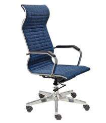 Neeman Revolving Blue 985 x 635 x 605 mm Stainless Steel Office Chairs_0