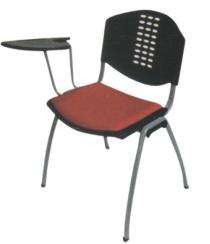 Neeman Fabric Black and Brown Student Flap Chair 580 x 480 x 420 mm_0
