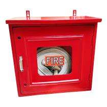 Being Safe FRP Single Door Fire Hose Cabinet 675 x 425 x 250 mm Hose Box 15 m_0