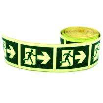 Being Safe Vinyl Fluorescent Reflective Sticker Small_0