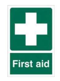 First Aid Signages 200 x 400 mm Plastic_0