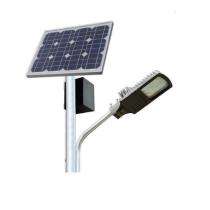12 W Cool White LED Aluminium 13 Ah Solar Street Light_0
