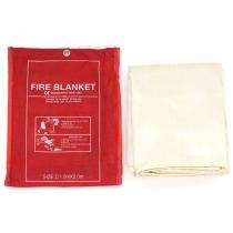 Being Safe Fiberglass Cloth 3 mm Fire Retardant Blanket Golden_0
