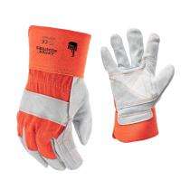 Jupiter Industries Heavy Duty Work Cow Leather Safety Gloves 10 inch_0