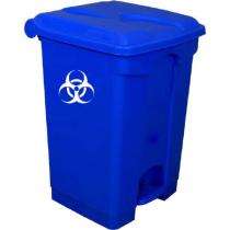 Step Bins Blue 50 L Polypropylene_0