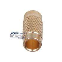 Bharti M8 Knurling Bush Flanged Nut Insert Brass_0