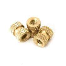 Bharti M4 Knurling Bush Flanged Nut Insert Brass_0