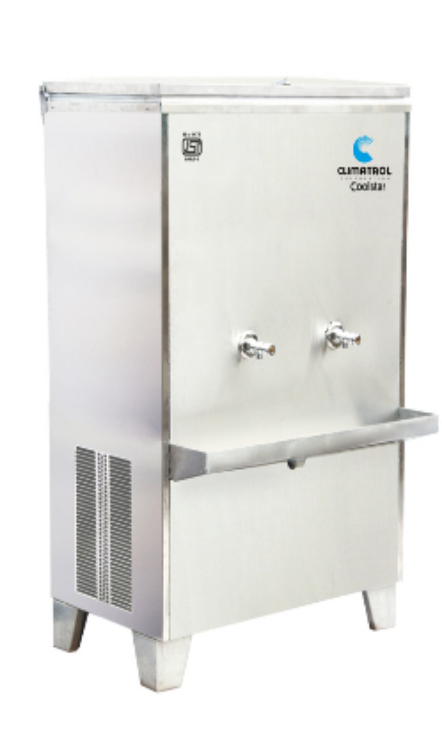 Climatrol 120 L Water Cooler 2 Faucets Silver 775 W_0