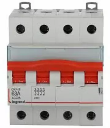 Legrand 406519 Four Pole 63 A C MCB_0