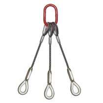 USHA MARTIN 3 m Thimble and Thimble Wire Rope Sling 3.5 ton_0