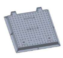 NEXUS Solid Top Manhole Cover Ductile Iron Epoxy Painted 220 x 220 mm_0