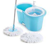 Spin Bucket Mop Microfibre 35 cm 350 mL Blue_0