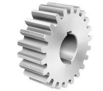 Pushti 22 Teeth Steel Spur Gear MR02 45 mm 2.5_0