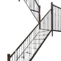 A3E Mild Steel Handrail Galvanized 6.5 x 5.5 ft_0