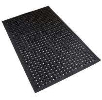 Sriram Floor Mats Foothole Rubber 450 x 750 x 10 mm Black_0