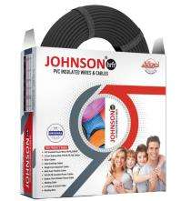 Johnson 2.5 sqmm HRFR Electric Wire Black 90 m_0