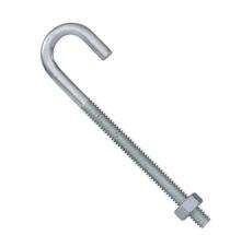 Sakariya M10 Mild Steel Foundation Bolts J Shape 1.5 in_0