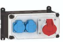 Plastic 16 A Electrical Combination Units_0