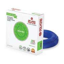 Polycab 0.5 sqmm HR FR LSH LF Electric Wire Blue 90 m_0