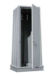 Metasteel FRP 1830 mm Portable Toilet Cabin Grey_0