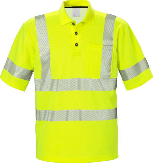 CRAVEE Polyester Yellow High Visibility Uniform T-Shirt_0