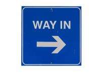 Direction Signages 200 x 200 mm Metal_0