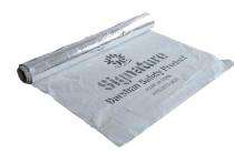 Signature By DSZ Aluminium Coated Fabric 0.18 mm Fire Retardant Blanket Silver_0