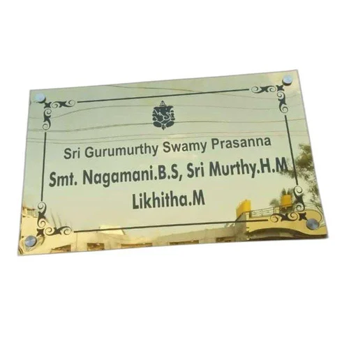 NJ Stainless Steel Rectangular 2 - 5 mm Name Plates_0
