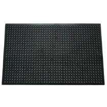 Floor Mats Foothole Rubber 38 x 32 inch Black_0