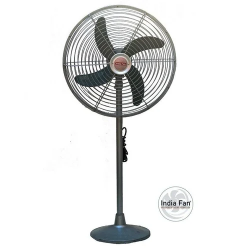 India Fan Minor 30 in Silver and Grey Pedestal Fan_0