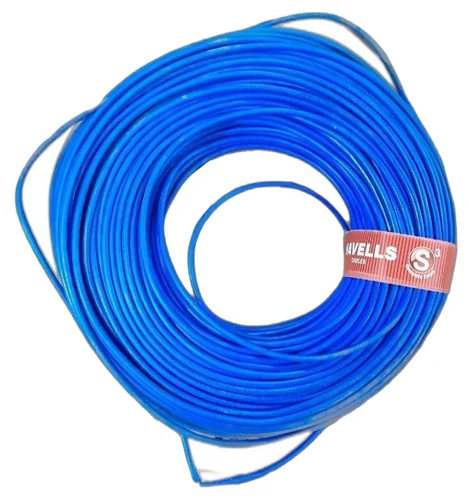 HAVELLS 1.5 sqmm HRFR Electric Wire Blue 180 m_0