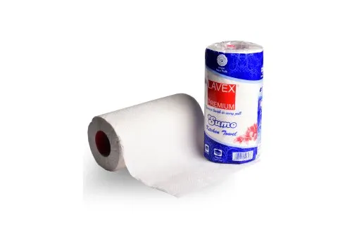 Lavex Facial Tissue Paper Roll Plain 20 x 10 cm White_0