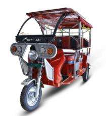 Khalsa 80 km 100 - 150 Ah Electric Rickshaw_0