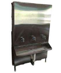 200 L Water Cooler 3 Faucet Silver 200 W_0