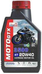 MOTO GTX 3500 4T Synthetic Bike Engine Oil 0.90 L Bottle_0