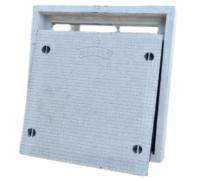 Super Precast Manhole Cover SFRC Plain 300 x 300 mm_0