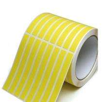 Urvashi Printed Paper Self Adhesive Label 99 x 34 mm Yellow_0