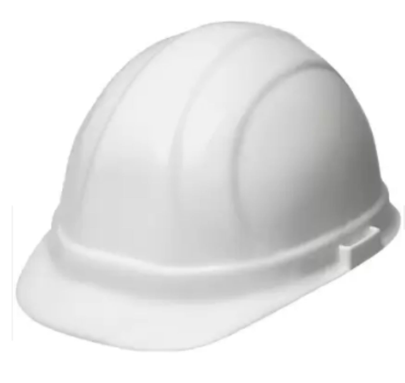 HDPE White Air Ventilated Safety Helmets_0