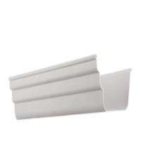Aqua Star Corrugated Square 3 m White UPVC Rain Gutter_0