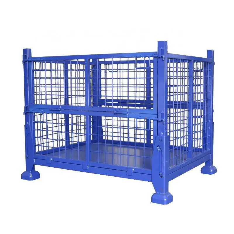 Collapsible Wire Mesh Bins Storage_0