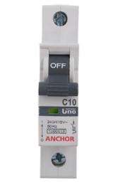 ANCHOR UNO10 Single Pole 10 A C MCB_0
