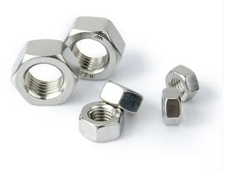 NK M10 Hexagon Head Nuts Stainless Steel SS 304 Teflon Coating DIN EN ISO 14399-4_0