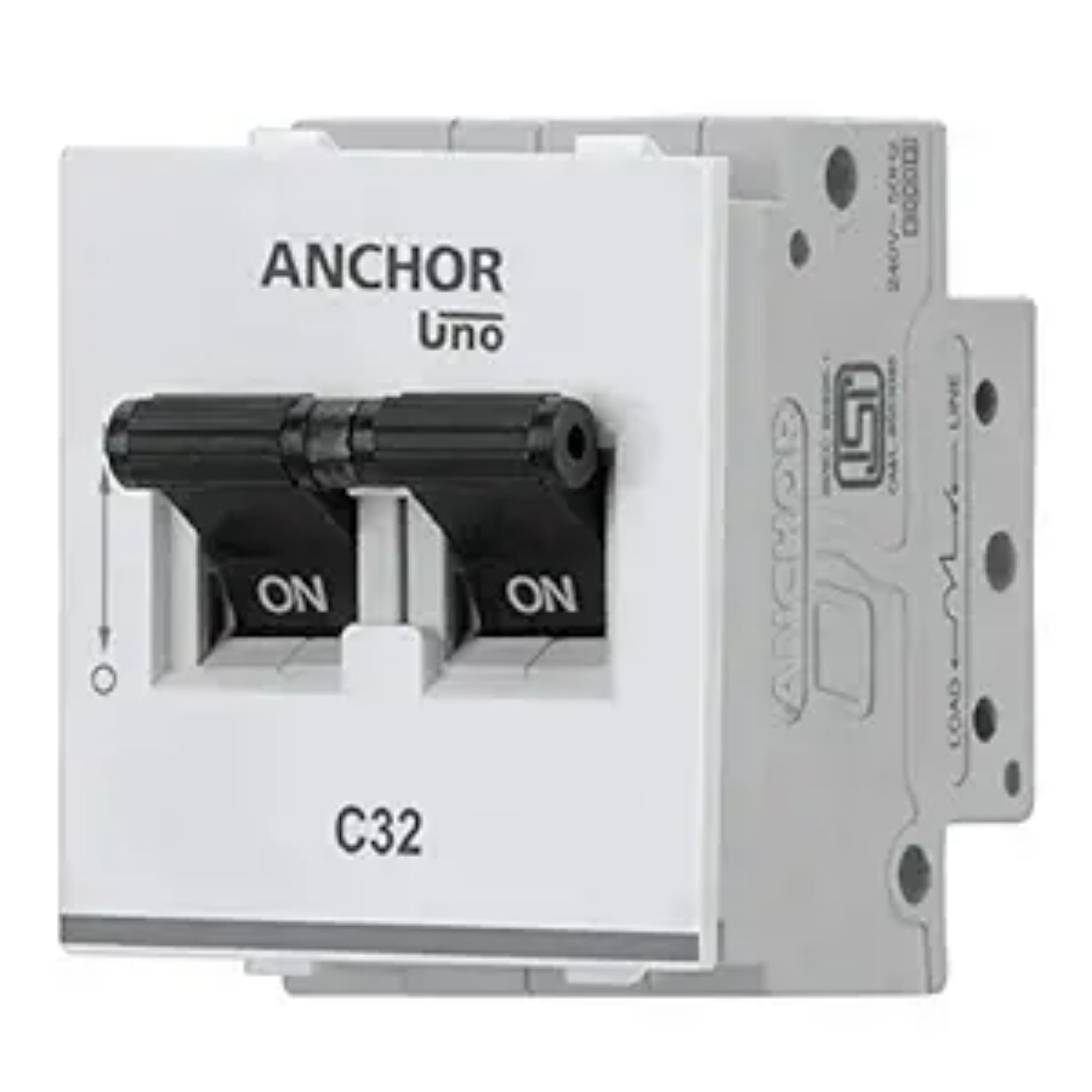 ANCHOR UNO Mini Roma Plus Modular 89991 Double Pole 32 A C MCB_0