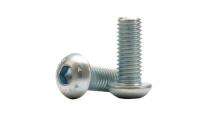 Unbrako M10 Button Hex Socket Head Screw 12.9 ISO 4762 Galvanized_0